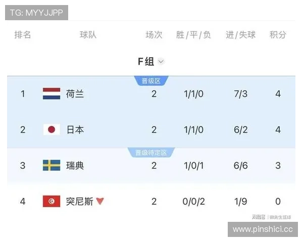 荷兰末轮赢球:世界杯F组榜首位置确定